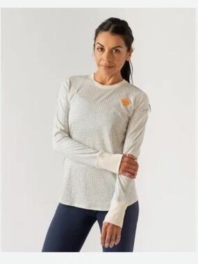 Rabbit RIBbit Long-Sleeve TeeRunning Performance Top Merino Wool Blend Women M